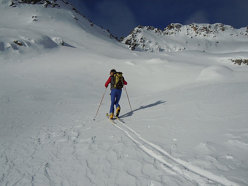 Sous le Col de Montartier : Le sommet est tout proche.