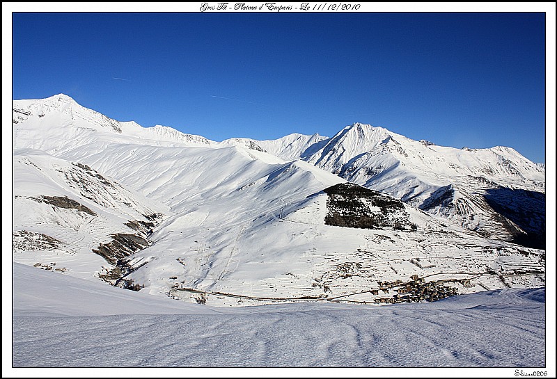 #7 Chazelet : Vue sur le Chazelet, le Goléon et le Pic des 3 Evechés. Chazelet : Vue sur le Chazelet, le Goléon et le Pic des 3 Evechés.