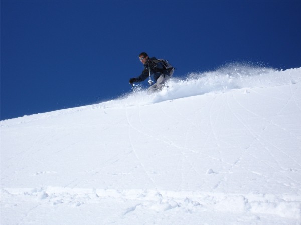 #3 Manu s Manu s'éclate : Allez Manu, ça fait 4 jours de neige excellente, 4 jours de grand ski !