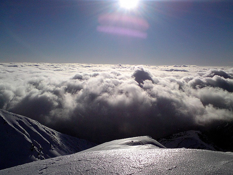 #4 Mer de nuage : Mer de nuage au dessus de la côte Mer de nuage : Mer de nuage au dessus de la côte