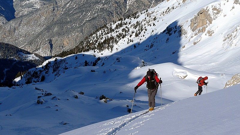 #11 Montée régulière : vers le haut de Pra Francès Montée régulière : vers le haut de Pra Francès