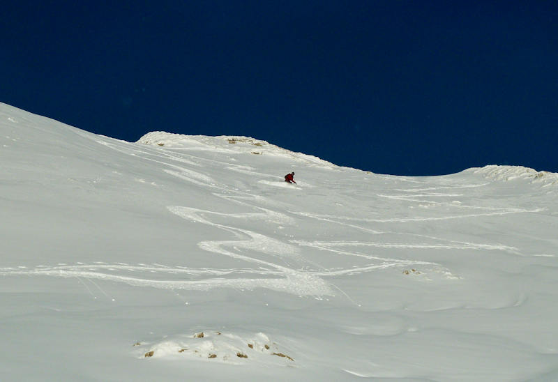 #7 Combe de Blonnière : Descente sous la Dt du Chatelet Combe de Blonnière : Descente sous la Dt du Chatelet