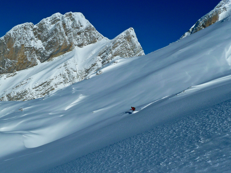 #3 Combe de la Blonnière : Neige de rêve mais attention aux cailloux... Combe de la Blonnière : Neige de rêve mais attention aux cailloux...