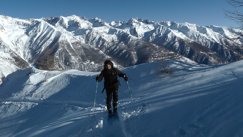 #12 Cathy sort de la crête, secteur Vens et Ténibre en A/R plan Cathy sort de la crête, secteur Vens et Ténibre en A/R plan