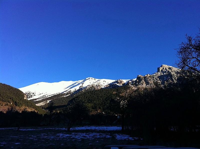 #1 Tempête de ciel bleu : -11° à St Dalmas à 9H30 Tempête de ciel bleu : -11° à St Dalmas à 9H30