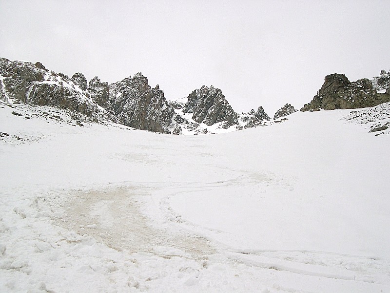 #6 sur le glacier d sur le glacier d'Alvau : descente confortable.