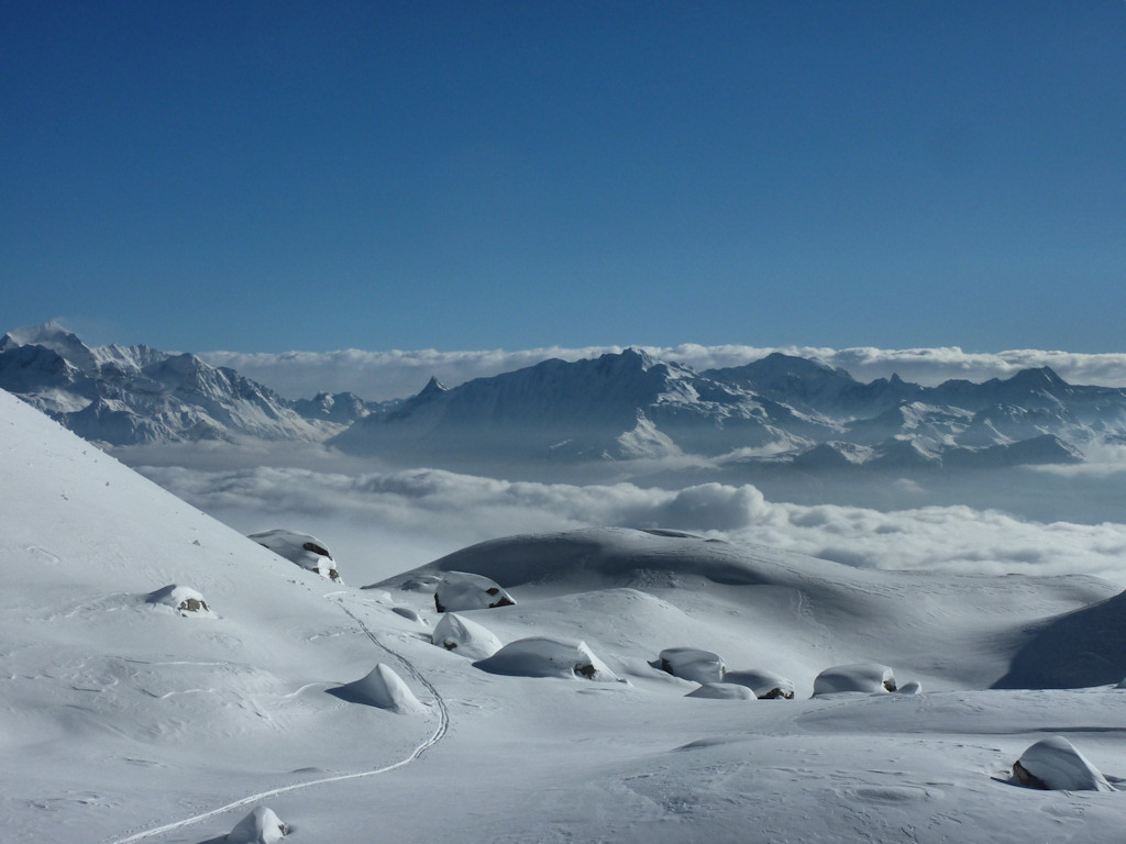 #11 Sous la Pointe de Cerdosse : Quelques sommets de Vanoise ... Sous la Pointe de Cerdosse : Quelques sommets de Vanoise ...