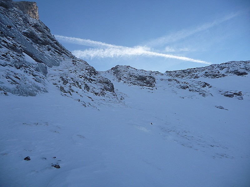 #5 couloir chauchefoin : pas bien rempli ce couloir ...mais bon je vais quand même aller voir le soleil! couloir chauchefoin : pas bien rempli ce couloir ...mais bon je vais quand même aller voir le soleil!
