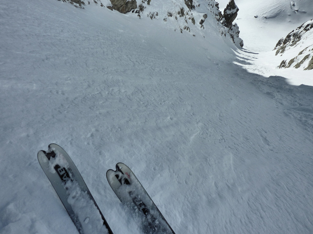 A la descente : Une fois dans le couloir, ça va mieux ...