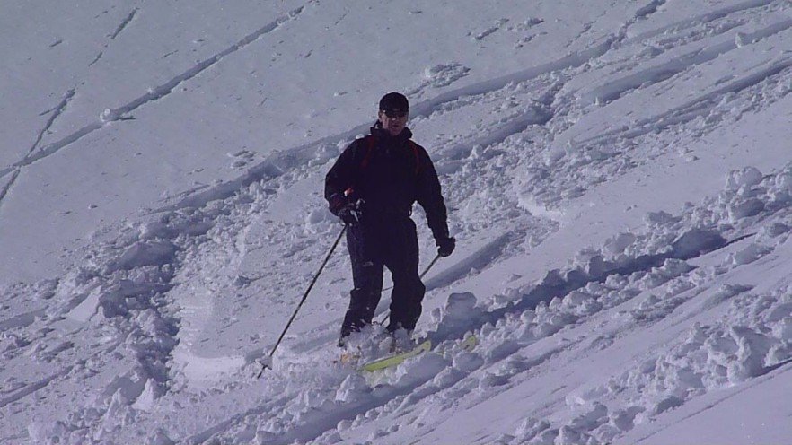 #4 Descente : Christian dans les boules du début Descente : Christian dans les boules du début