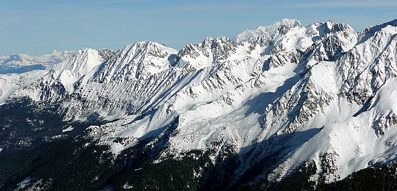 #8 Coup d Coup d'oeil ... : ... en direction du Mont Blanc