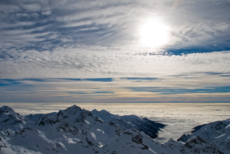 Mer de nuage : toujours et encore, depuis le sommet du Clapier