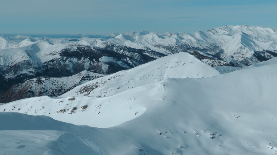 #23 Du sommet vue vers l Du sommet vue vers l'Ouest, Devoluy / Obiou