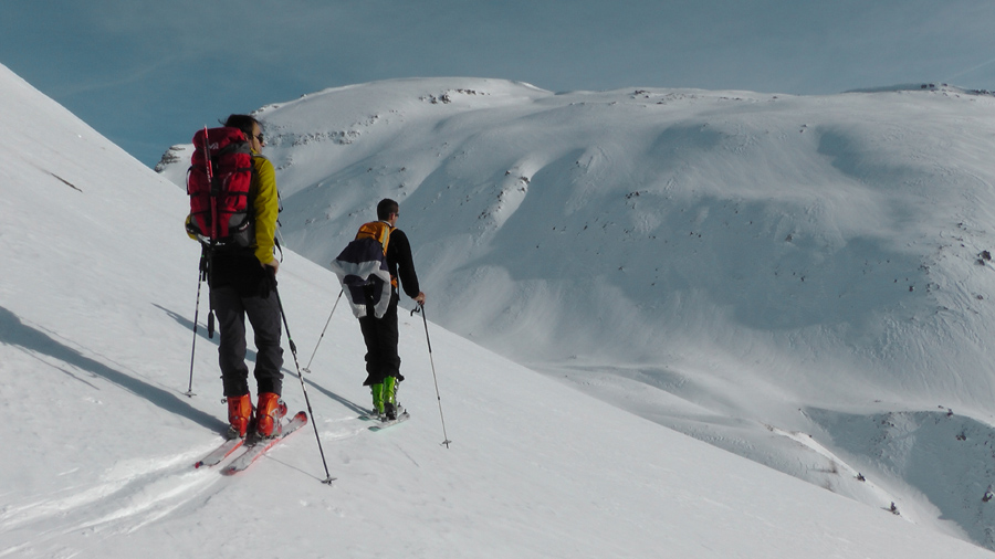 #14 La traversée au point 2301m, pour rejoindre la combe du Gd Coyer La traversée au point 2301m, pour rejoindre la combe du Gd Coyer