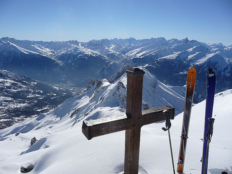 Sommet : et beau temps