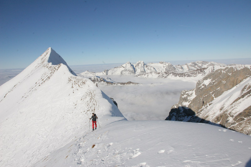 #2 Raph : arrive à l Raph : arrive à l'Ambrevetta avec Tardevant et son arête derrière lui