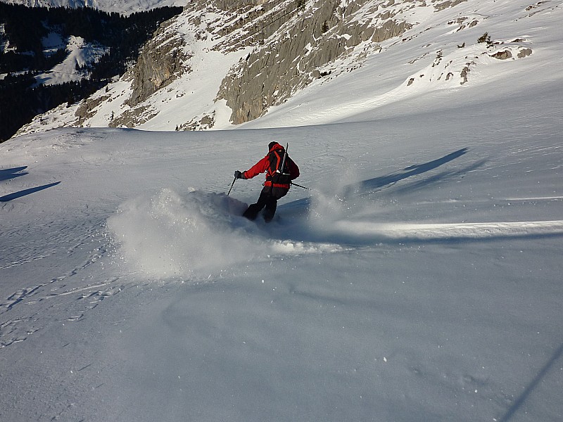 #3 Combe du Charvet : Début de la zone poudreuse Combe du Charvet : Début de la zone poudreuse