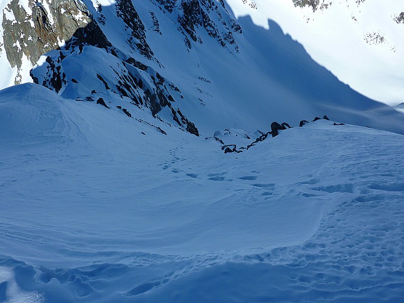 #4 Pointe du Villonet : Le sommet du couloir NW du Villonet Pointe du Villonet : Le sommet du couloir NW du Villonet