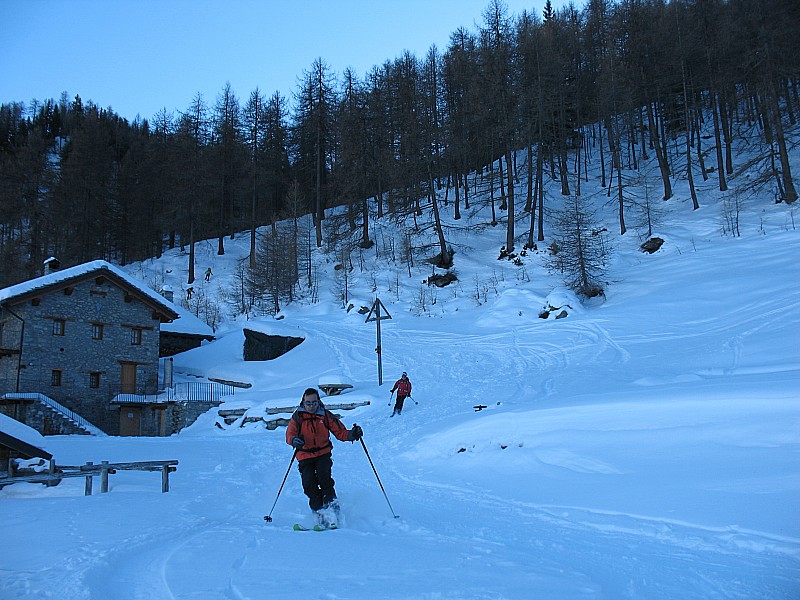 #12 Punta Chaligne : Partie intermédiaire encore bien poudreuse Punta Chaligne : Partie intermédiaire encore bien poudreuse