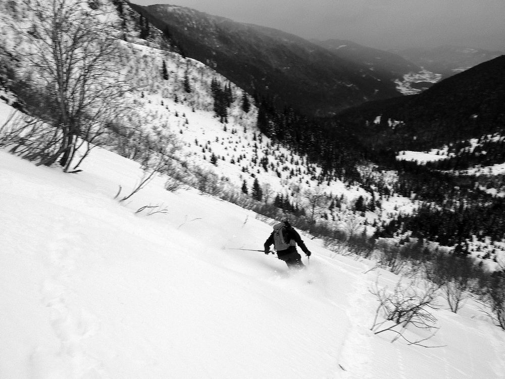 #7 vernes bis : encore 300m de bon ski avant de rejoindre le boarder cross vernes bis : encore 300m de bon ski avant de rejoindre le boarder cross