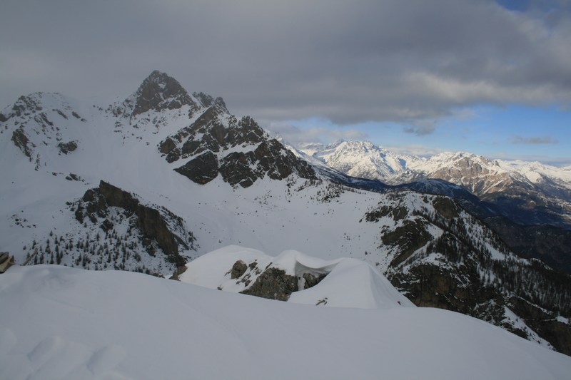 #2 Le Gaulent : sous les nuages, alors qu Le Gaulent : sous les nuages, alors qu'il fait grand beau sur les Ecrins.