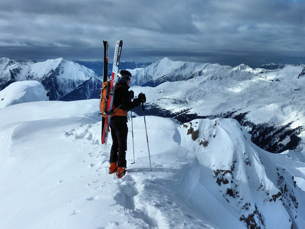 #13 Sur l Sur l'arête : Le soleil de moins en moins présent.