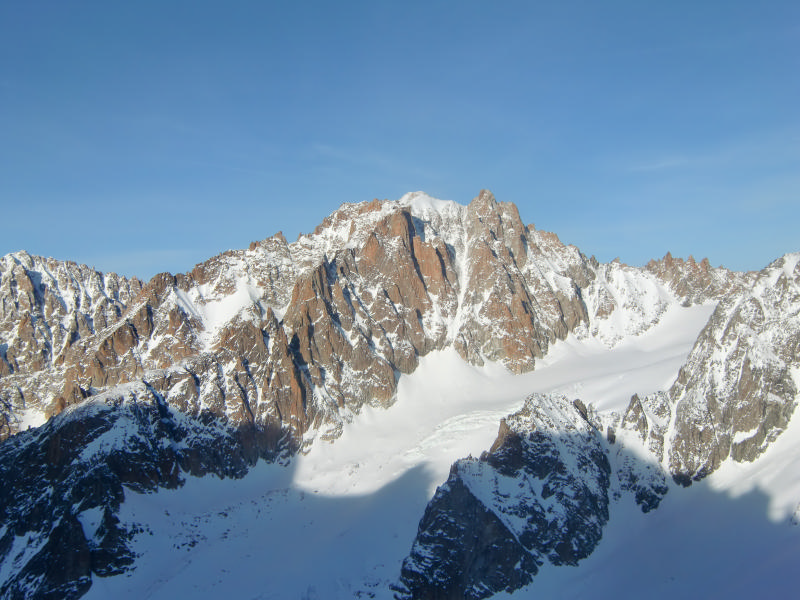 #4 Aiguille d Aiguille d'Argentière : Le couloir en Y un peu secos