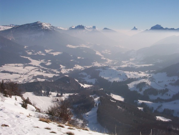 #1 Vue du sommet : Presque tous les sommets de Chartreuse NORD Vue du sommet : Presque tous les sommets de Chartreuse NORD