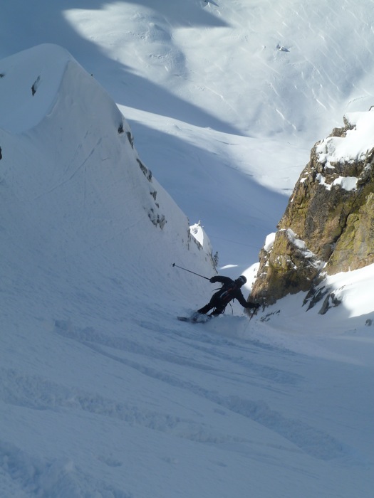 #12 De la pente dans le bas : le crux est plutôt en là... De la pente dans le bas : le crux est plutôt en là...