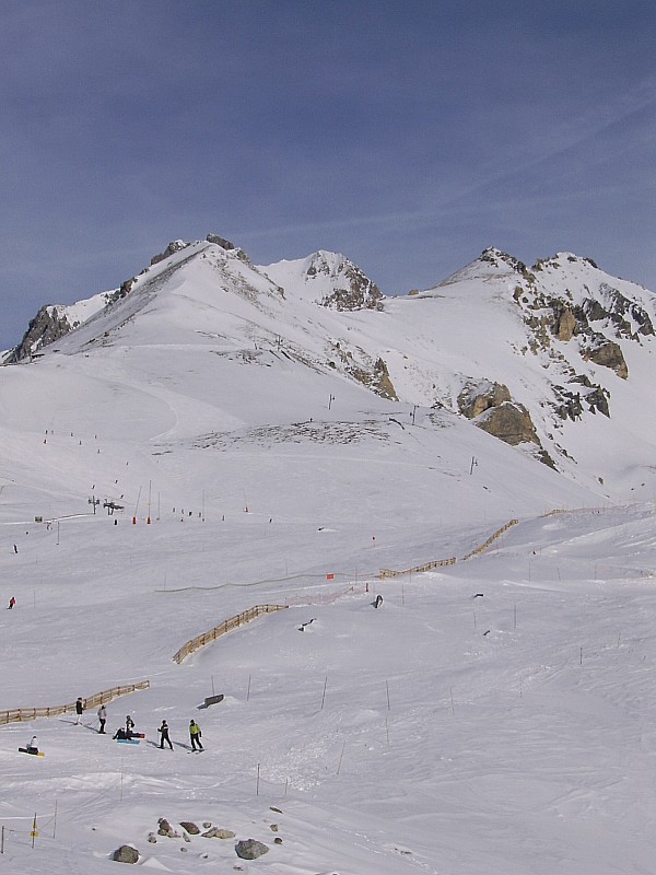 #2 le haut d le haut d'aussois : bellecôte et sa pointe en arrière plan