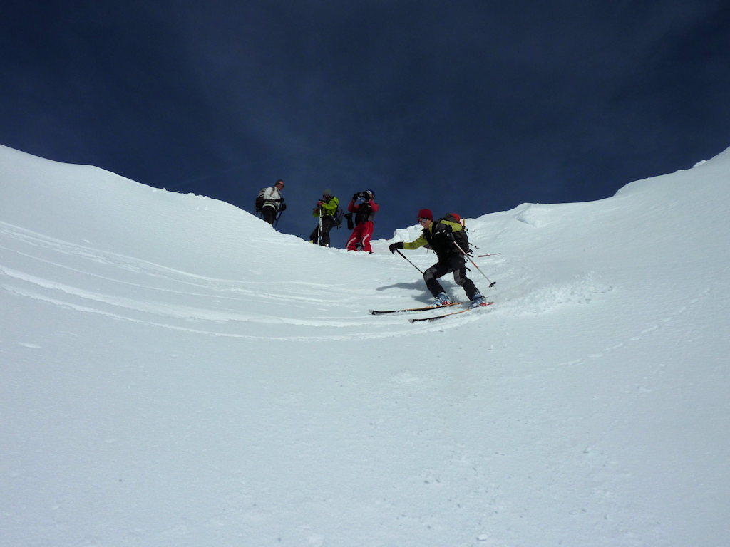 #14 Couloir Sud : Isa se lance. Couloir Sud : Isa se lance.