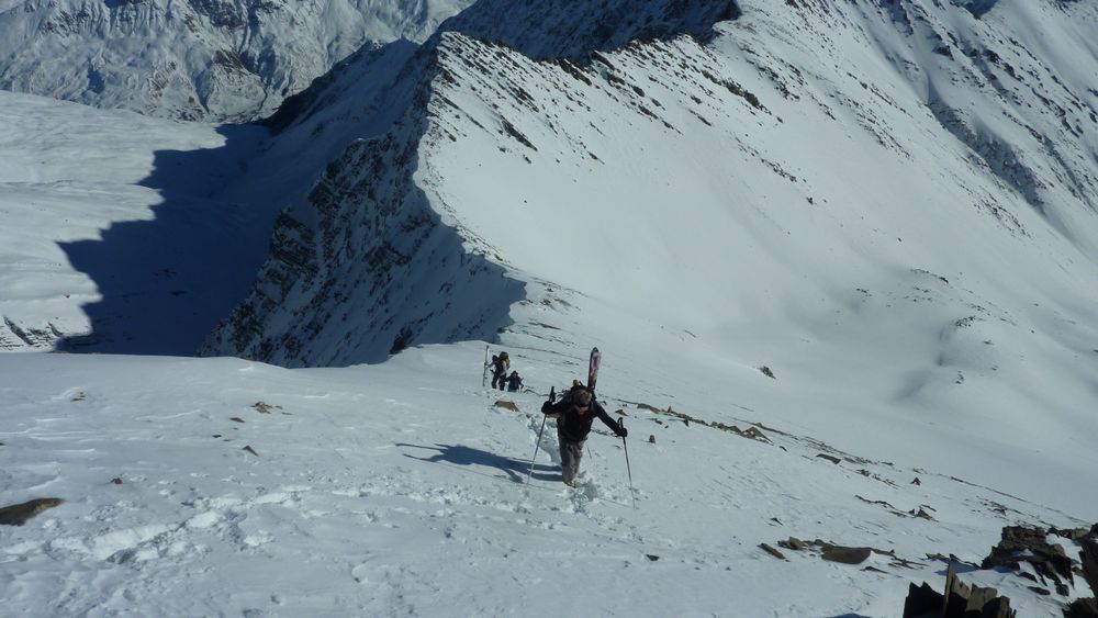 #13 Pointe Salvador : arrivée au sommet Pointe Salvador : arrivée au sommet