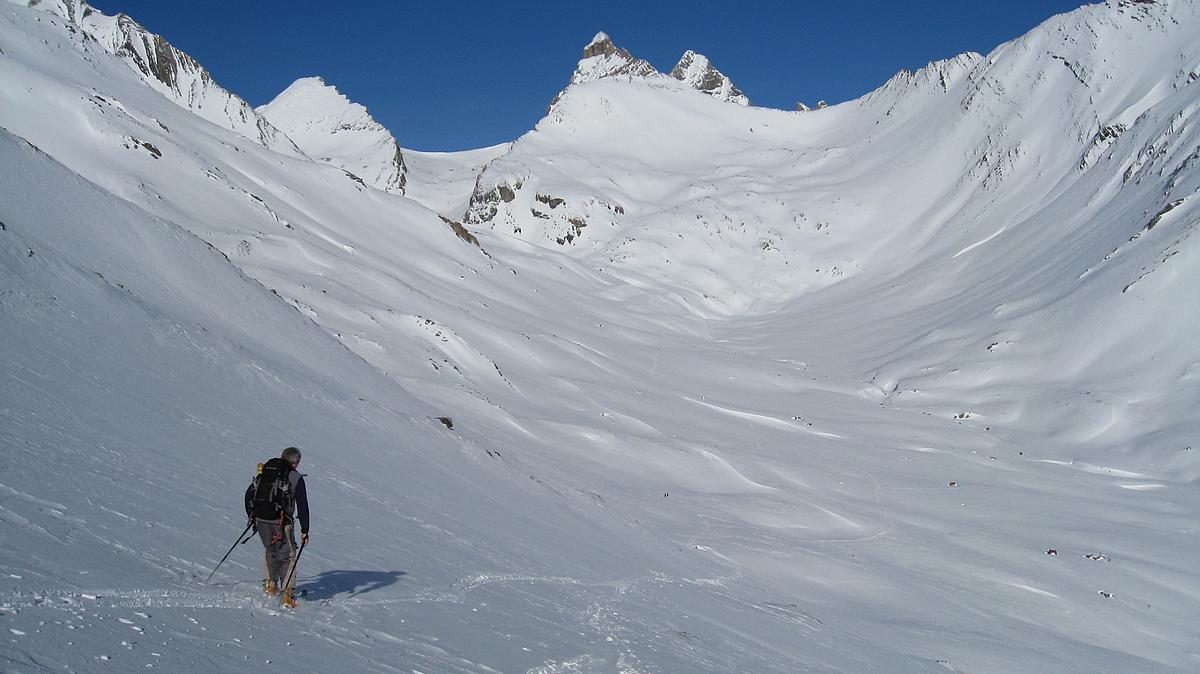 #8 Petite descente en peaux : pour retrouver l Petite descente en peaux : pour retrouver l'itinéraire normal