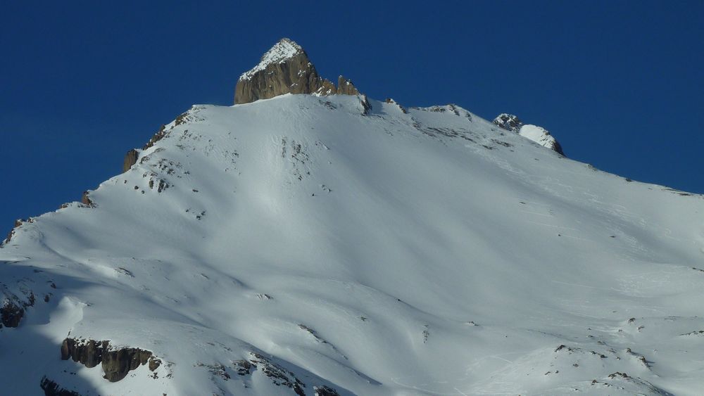 #25 Traces à la Pointe Salvador : vu les jolies traces, soit la neige est méga bonne, soit les skieurs sont forts !!!! Traces à la Pointe Salvador : vu les jolies traces, soit la neige est méga bonne, soit les skieurs sont forts !!!!