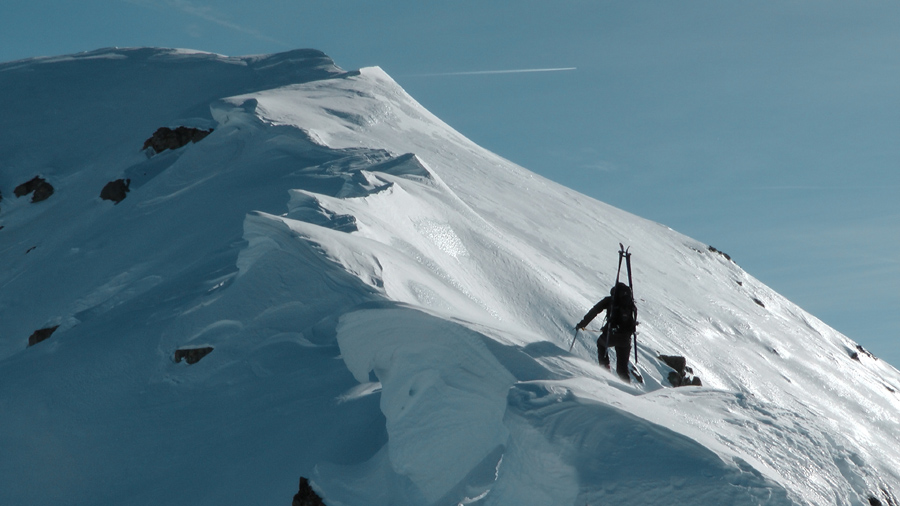 beau parcours aérien sur cette arête