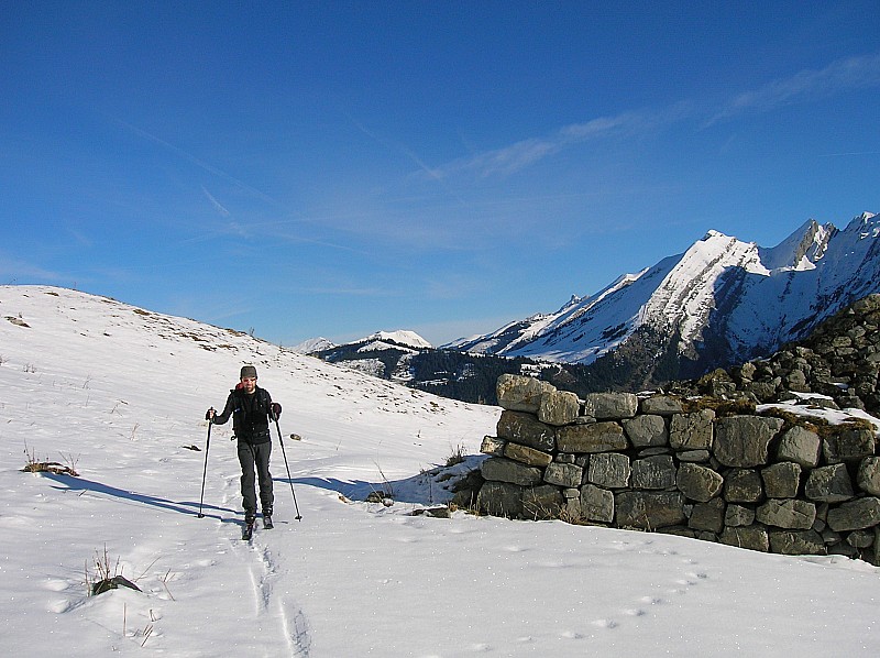 #1 Bois Noir : Cyrille et le paravalanche du chalet de Bois Noir Bois Noir : Cyrille et le paravalanche du chalet de Bois Noir