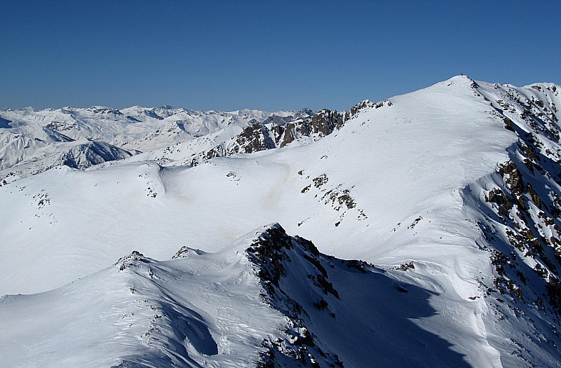 #12 Cime de Maleterre : Vue du Bec du Corborant Cime de Maleterre : Vue du Bec du Corborant