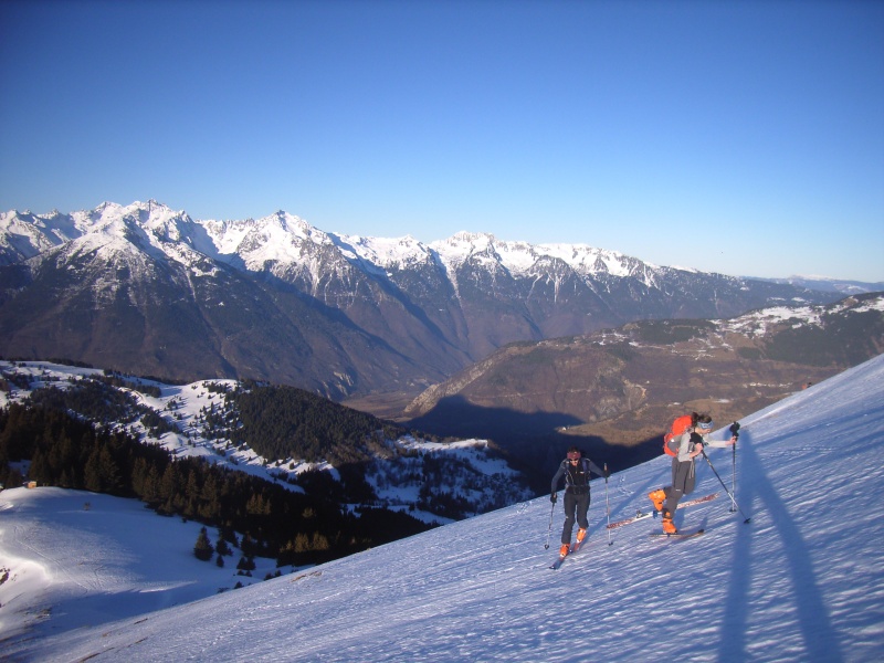 #1 Montée au Cret Lognan : neige bien dure, y en a quand même, c Montée au Cret Lognan : neige bien dure, y en a quand même, c'est déjà ça