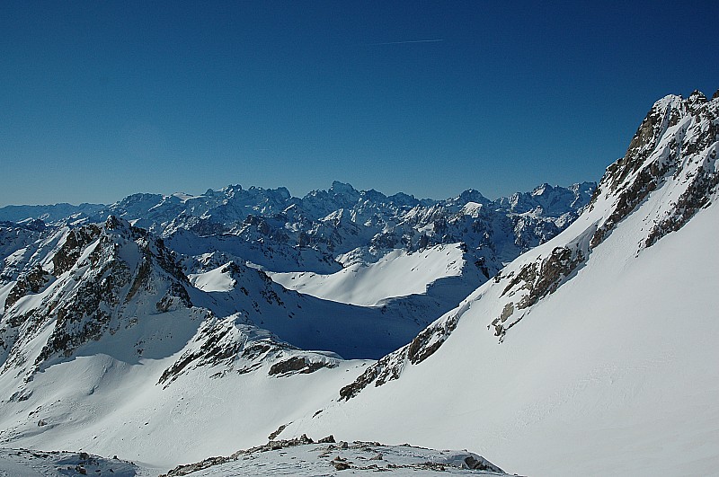 #26 Jolie perspective... : L Jolie perspective... : L'oisans avec le Col des Muandes dans l'axe