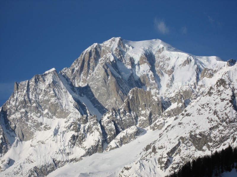 Testa Bernarda : Tous les piliers de l'envers du Mont Blanc.