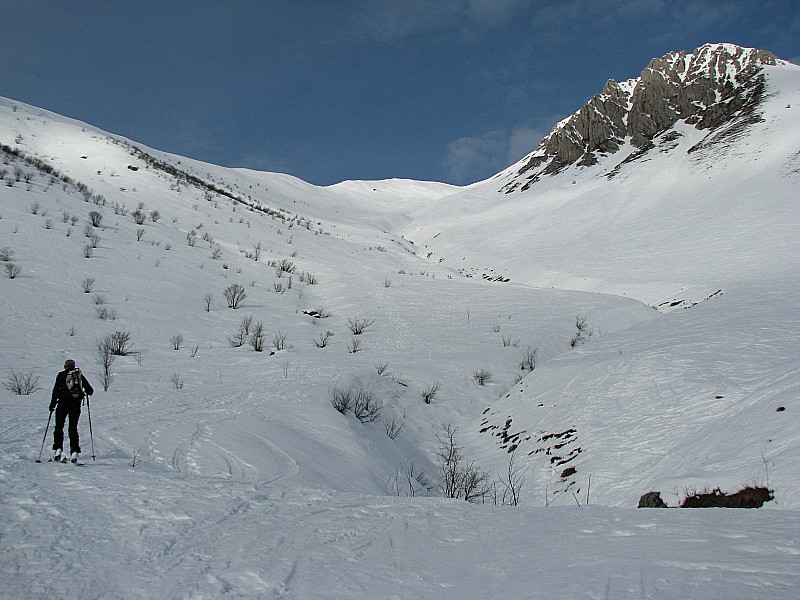 #1 Luc à la montée : col sans nom et Rocca d Luc à la montée : col sans nom et Rocca d'Orel à droite