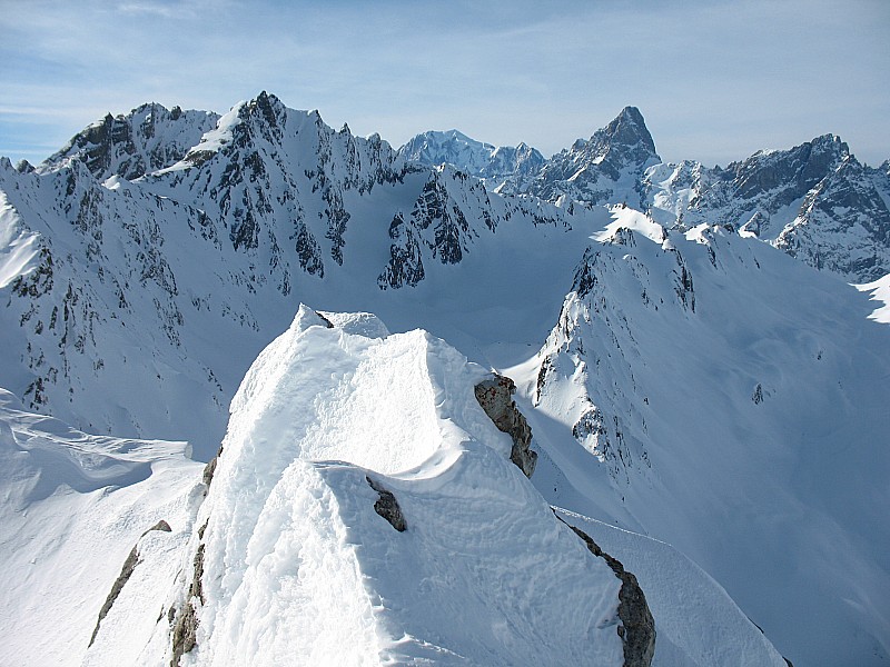 Mont Fourchon : Panorama du sommet.