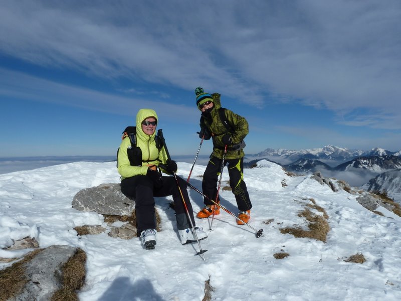 #4 Haute Pointe : Pas mal de vent au sommet Haute Pointe : Pas mal de vent au sommet