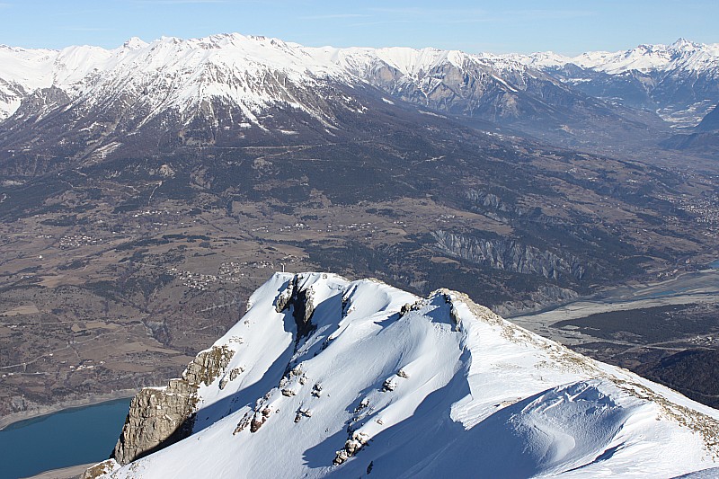 -R4- : Epaule Nord du pic de Morgon et le sud des Ecrins