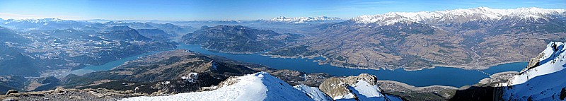 #2 vue à 180° sur Serre-Ponçon vue à 180° sur Serre-Ponçon