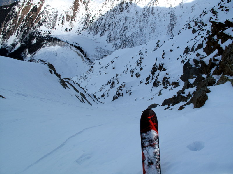 #7 Le couloir final : Ce couloir permet de basculer de la face nord à la ouest Le couloir final : Ce couloir permet de basculer de la face nord à la ouest