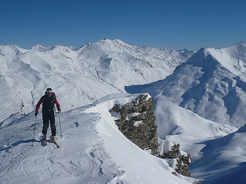 #1 Arête : En montant à la Turge, Grand Glaiza et Petit Rochebrune Arête : En montant à la Turge, Grand Glaiza et Petit Rochebrune
