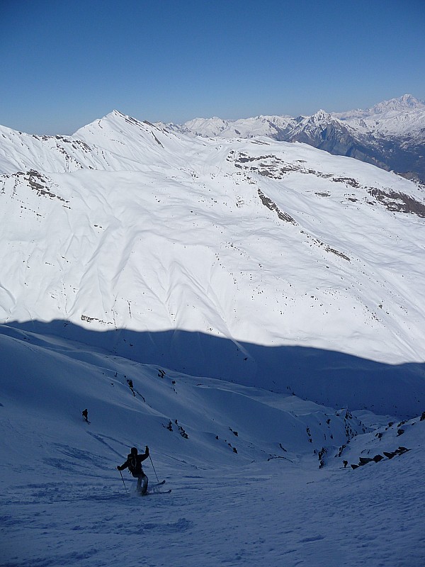 Couloir Nord : Haut du couloir