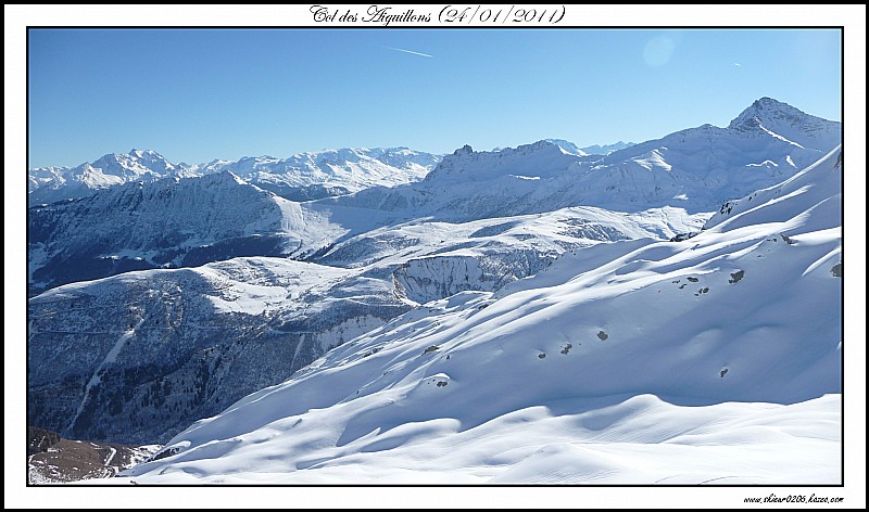 #1 Valmorel : Etat de l Valmorel : Etat de l'enneigement vers Valmorel.