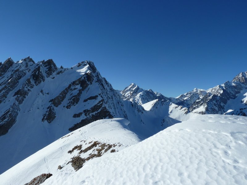 #21 Mt Belleface : Sommet de l Mt Belleface : Sommet de l'autre couloir parcouru hier